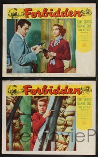 1g751 FORBIDDEN 4 LCs '54 only Joanne Dru could give Tony Curtis the kind of love he needed!