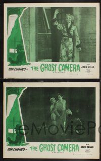 1g616 GHOST CAMERA 6 LCs R49 cool English crime images of young sexy Ida Lupino, Henry Kendall!