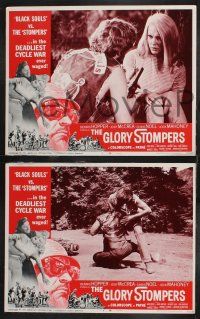 1g859 GLORY STOMPERS 3 LCs '67 AIP biker, wild images of bikers on the rampage and more!