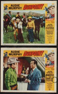 1g618 GUNPOINT 6 LCs '66 Audie Murphy in the story of a town with a gun in its back!
