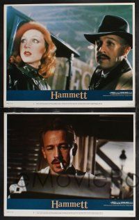 1g203 HAMMETT 8 LCs '82 Wim Wenders directed, Frederic Forrest, Marilu Henner!