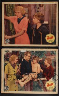 1g621 HEALER 6 LCs '35 Ralph Bellamy, Karen Morley, young crippled Mickey Rooney with polio!