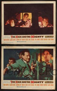 1g766 HIGH & THE MIGHTY 4 LCs '54 John Wayne & Robert Stack, directed by William Wellman!