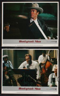 1g218 HONKYTONK MAN 8 LCs '82 Clint Eastwood & his son Kyle Eastwood, great images!