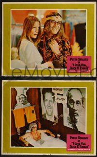 1g769 I LOVE YOU, ALICE B. TOKLAS 4 LCs '68 Peter Sellers gets turned-on, Leigh Taylor-Young!