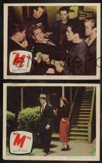 1g869 M 3 LCs '51 Joseph Losey, David Wayne & Raymond Burr in the most gripping film noir!