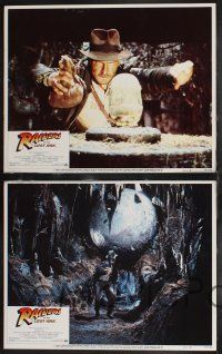 1g375 RAIDERS OF THE LOST ARK 8 LCs '81 Harrison Ford, George Lucas & Steven Spielberg classic!