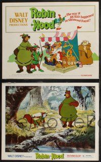 1g013 ROBIN HOOD 9 LCs '73 Walt Disney's cartoon version, the way it REALLY happened!