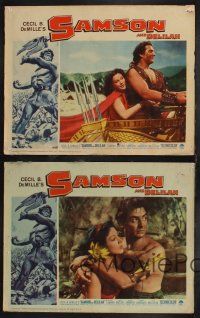 1g394 SAMSON & DELILAH 8 LCs R60 Hedy Lamarr & Victor Mature, Cecil B. DeMille!