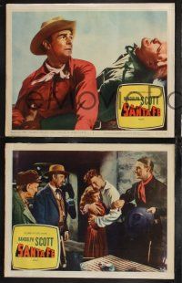 1g887 SANTA FE 3 LCs R59 Randolph Scott in New Mexico, directed by Irving Pichel!