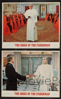 1g408 SHOES OF THE FISHERMAN 8 LCs '69 David Janssen, Laurence Olivier, Pope Anthony Quinn!