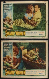 1g900 SWAMP WOMEN 3 LCs '56 Marie Windsor, Beverly Garland & Mike Connors in Louisiana Bayou!