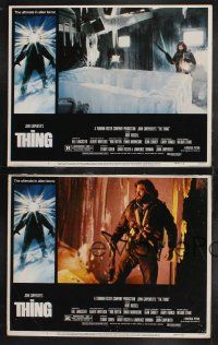 1g456 THING 8 LCs '82 John Carpenter, Kurt Russell, the ultimate in alien terror!