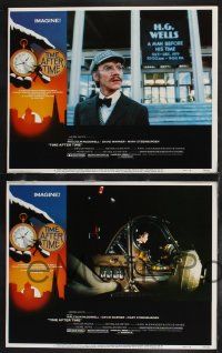 1g458 TIME AFTER TIME 8 LCs '79 Malcolm McDowell as H.G. Wells, David Warner as Jack the Ripper!