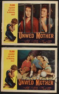 1g479 UNWED MOTHER 8 LCs '58 Norma Moore & Robert Vaughn, 20,000 anguished girls wrote this story!