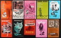 1h092 LOT OF 18 UNCUT PRESSBOOKS FROM AMERICAN INTERNATIONAL PICTURES '60s-70s cool advertising!