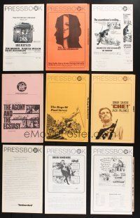 1h095 LOT OF 44 UNCUT PRESSBOOKS FROM 20TH CENTURY FOX MOVIES '60s-80s cool advertising images!