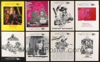 1h103 LOT OF 10 UNCUT PRESSBOOKS FROM NATIONAL GENERAL PICTURES '60s-70s cool advertising images!