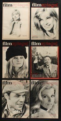 1h111 LOT OF 26 FILM SPIEGEL GERMAN MAGAZINES '72 great movie star images & information!