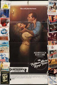 1h167 LOT OF 40 FOLDED ONE-SHEETS '50s-80s great images from a variety of different movies!