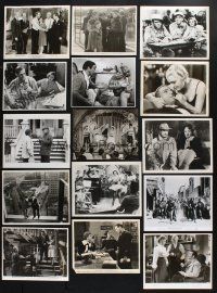 1h200 LOT OF 46 8X10 STILLS '40s-70s great scenes from a variety of different movies!