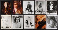 1h223 LOT OF 18 8x10 REPRO STILLS OF SEXY WOMEN '80s-90s in color and black & white!