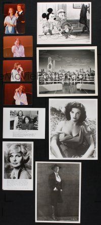 1h216 LOT OF 10 STILLS AND PHOTOS OF VARIOUS SIZES '80s great color and black & white images!