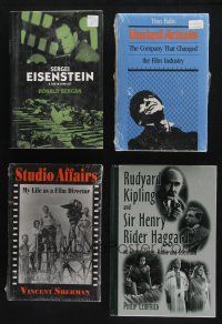 1h045 LOT OF 4 HARDCOVER BOOKS '90s-00s Eisenstein, Rudyard Kipling, H. Rider Haggard & more!