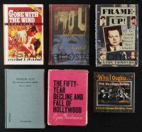 1h034 LOT OF 6 HARDCOVER MOVIE RELATED BOOKS '60s-00s Three Stooges, Gone with the Wind & more!
