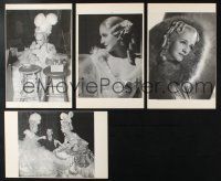 1h083 LOT OF 4 REPRO 11x17 PHOTOS OF NORMA SHEARER '80s great close images of the pretty actress!