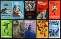 1h104 LOT OF 10 UNCUT PRESSBOOKS FROM CINEMA CENTER FILMS '60s-70s Deneuve, Lemmon, Hudson & more!