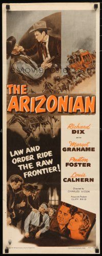 1j440 ARIZONIAN insert R51 Charles Vidor, Richard Dix, law and order on the raw frontier!