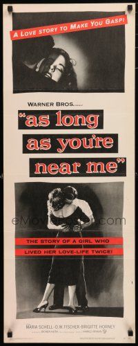 1j441 AS LONG AS YOU'RE NEAR ME insert '56 Maria Schell strangely lived her love-life twice!