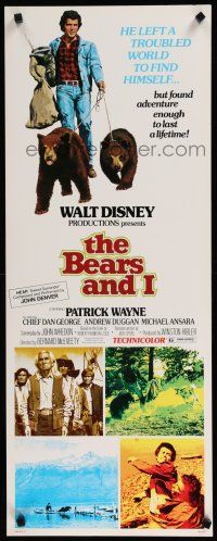 1j454 BEARS & I insert '74 Patrick Wayne left a troubled world and found adventure, Walt Disney