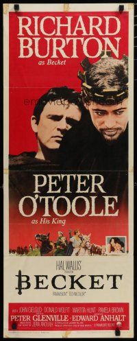 1j455 BECKET insert '64 Richard Burton in the title role, Peter O'Toole as the King!