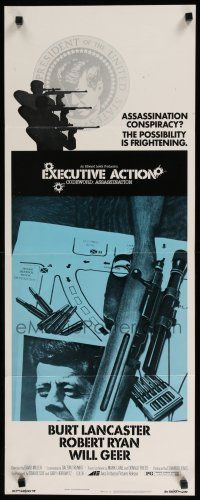 1j539 EXECUTIVE ACTION insert R76 Burt Lancaster, Robert Ryan, JFK assassination!