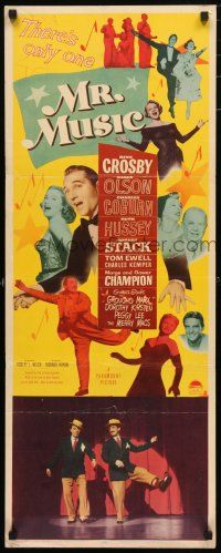 1j639 MR. MUSIC insert '50 Bing Crosby, Groucho Marx, Charles Coburn, Ruth Hussey, Robert Stack!