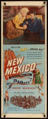 1j645 NEW MEXICO insert '50 Irving Reis directed, Lew Ayres, Marilyn Maxwell & Andy Devine