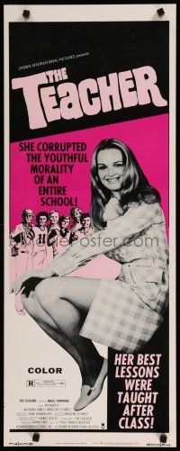 1j768 TEACHER insert '74 she corrupted an entire school, her best lessons were taught after class!