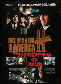 1j319 ONCE UPON A TIME IN AMERICA Japanese '84 Sergio Leone, Robert De Niro, James Woods in hats!