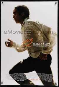 1k010 12 YEARS A SLAVE style A advance DS 1sh '13 Steve McQueen, Chiwetel Ejiofor on the run!