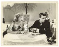1m124 AWFUL TRUTH 8x10.25 still '37 Cary Grant and singer Joyce Compton seated at table!