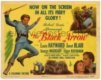 1r036 BLACK ARROW TC '48 Louis Hayward, Janet Blair, written by Robert Louis Stevenson!