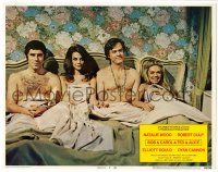 1r494 BOB & CAROL & TED & ALICE LC #3 '69 Natalie Wood, Gould, Dyan Cannon & Robert Culp in bed!
