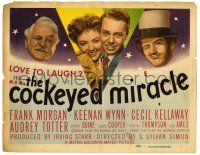 1r065 COCKEYED MIRACLE TC '46 wacky art of Frank Morgan & Keenan Wynn as puppeteers!
