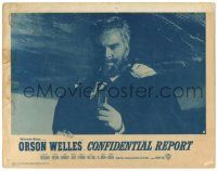 1r537 CONFIDENTIAL REPORT LC #5 1962 Orson Welles as Mr. Arkadin, the first citizen of suspense!