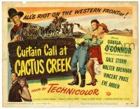 1r081 CURTAIN CALL AT CACTUS CREEK TC '50 Donald O'Connor, Gale Storm, Walter Brennan & Eve Arden