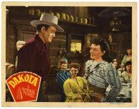 1r545 DAKOTA LC '45 John Wayne & pretty Ona Munson in a romantic spectacle of the West!