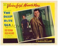 1r551 DEEP BLUE SEA LC #8 '55 Kenneth More is unfaithful to wife Vivien Leigh, Anatole Litvak