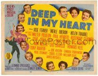 1r087 DEEP IN MY HEART TC '54 MGM's finest all-star musical, Jose Ferrer, Merle Oberon!